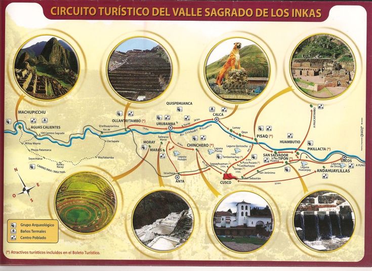 Mapa del Valle Sagrado