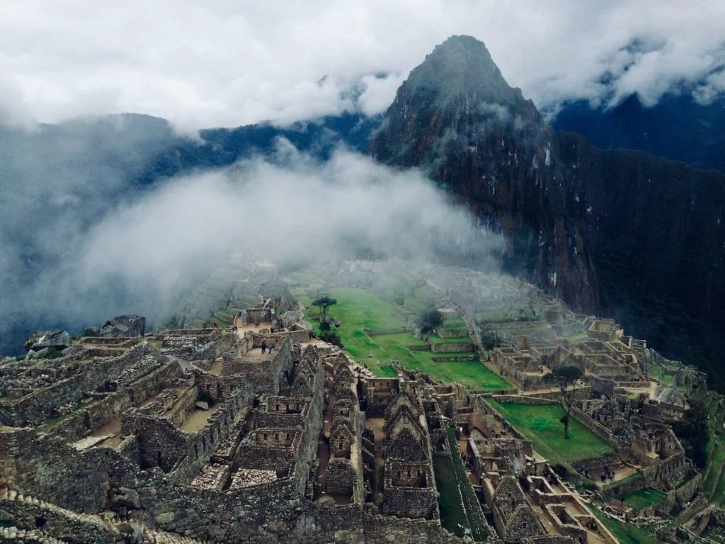 Machu Picchu With Clouds