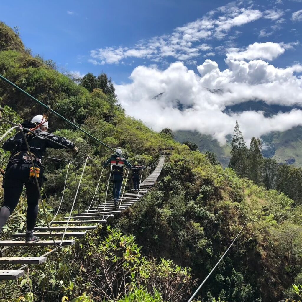 inca jungle trek hiking to hydroelectric