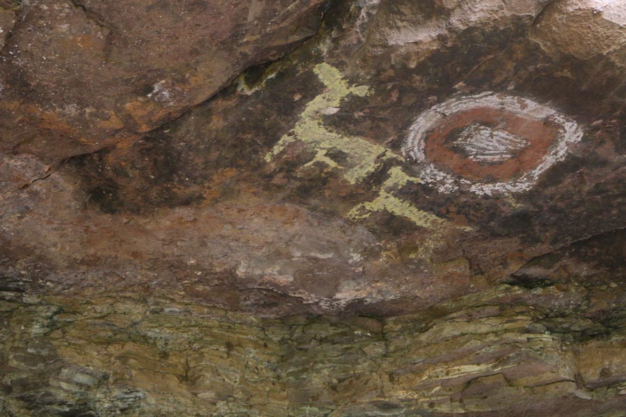 Pinturas rupestres en Ccorca