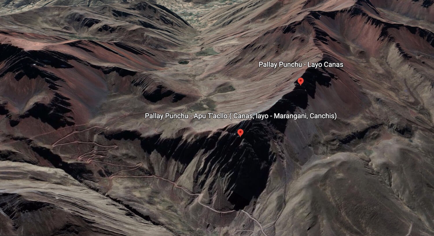 Pallay Punchu Rainbow Mountain in Peru