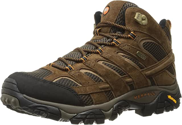 Best budget hiking boot for Inca Trail: Merrell Men's Moab 2 Mid Waterproof Hiking Boot