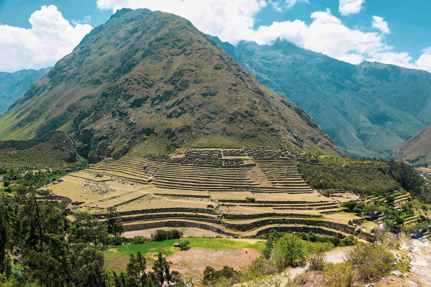 Patallacta on the Inca Trail hike: Inca Trail Elevation Gain