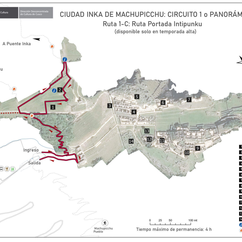 Circuit 1-C - Sun Gate (Intipunku) Route