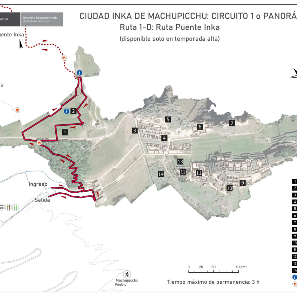 Circuit 1-D - Inca Bridge Machu Picchu Route