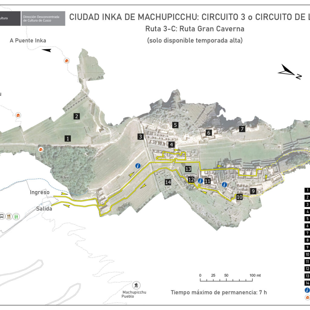 Circuit 3-C - Gran Cavern Route Map
